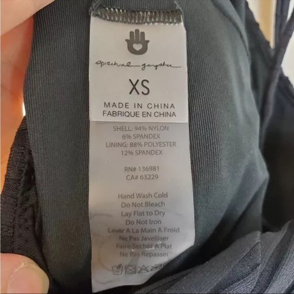 Spiritual Gangster 🪬 Reza Black Swimsuit-EXCELLENT condition/Like New ⭐️⭐️⭐️⭐️ - Picture 2 of 5